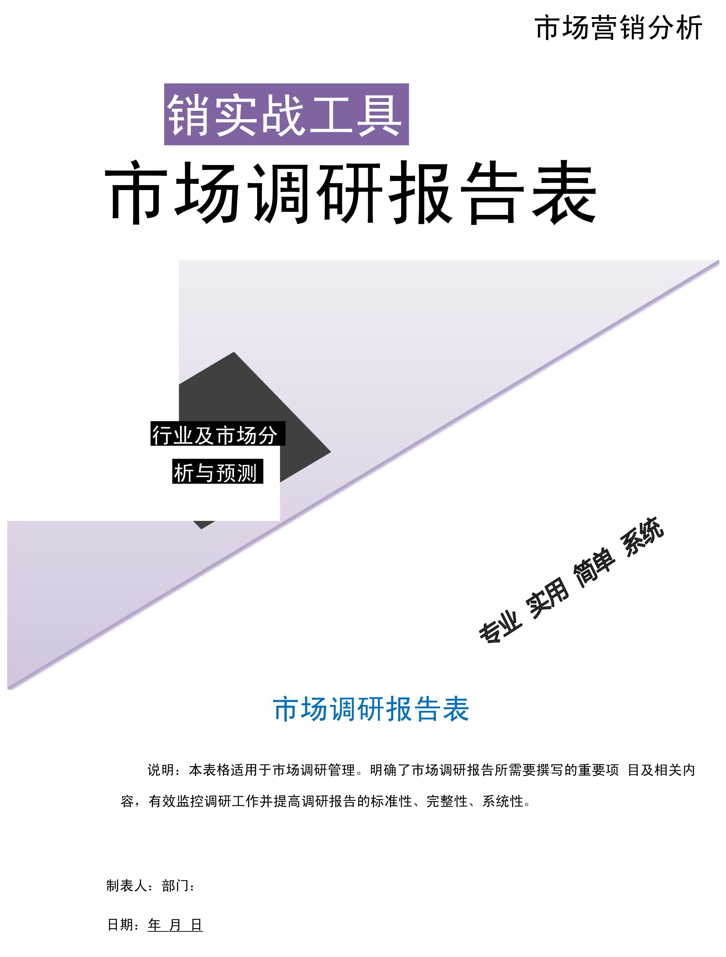 市場調研報告的撰寫指南與核心要素